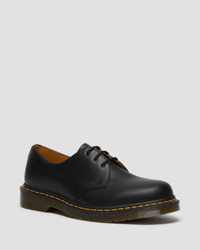 Dr Martens Mens 1461 Smooth Leather Oxfords Black - 94087JBYV